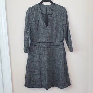 Banana Republic V Neck Fit & Flare Dress